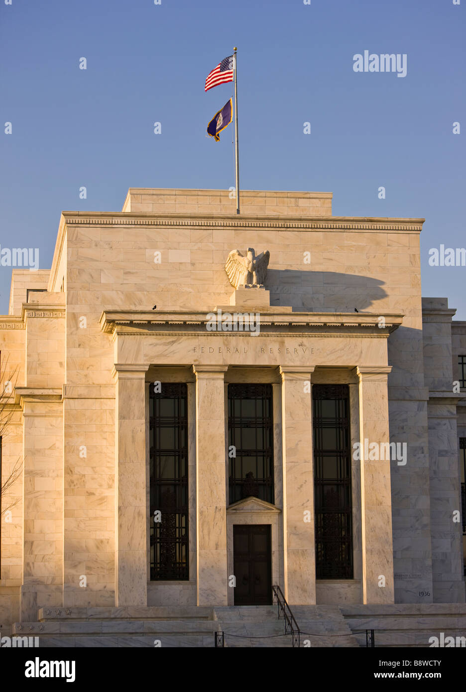 WASHINGTON DC USA United States Federal Reserve Bank Gebäude Stockfoto