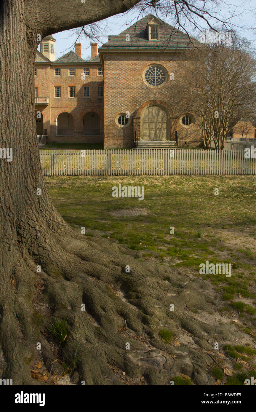Wren Building, College of William and Mary, Williamsburg Virginia Stockfoto