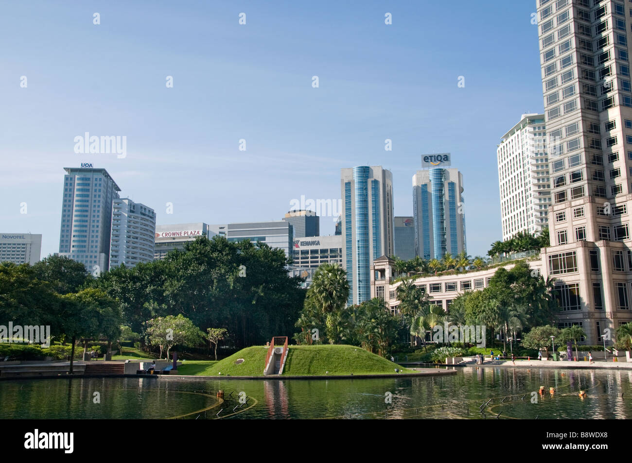 Petronas Twin Towers Malaysia Kuala Lumpur City Centre KLCC Jalam Ampang Stockfoto