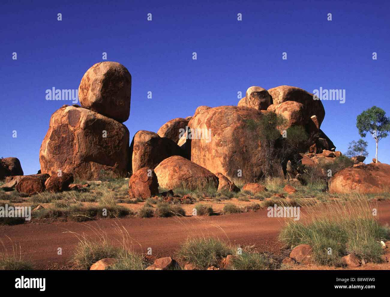 Devils Marbles Australien Stockfoto
