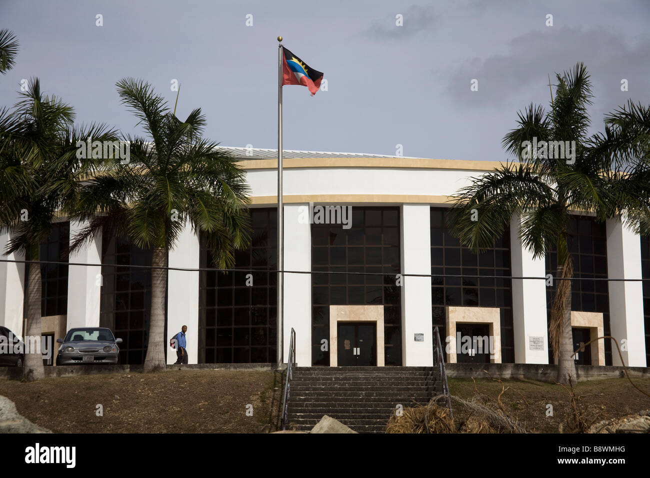 Hoher Gerichtshof von Gerechtigkeit St Johns Antigua Stockfoto