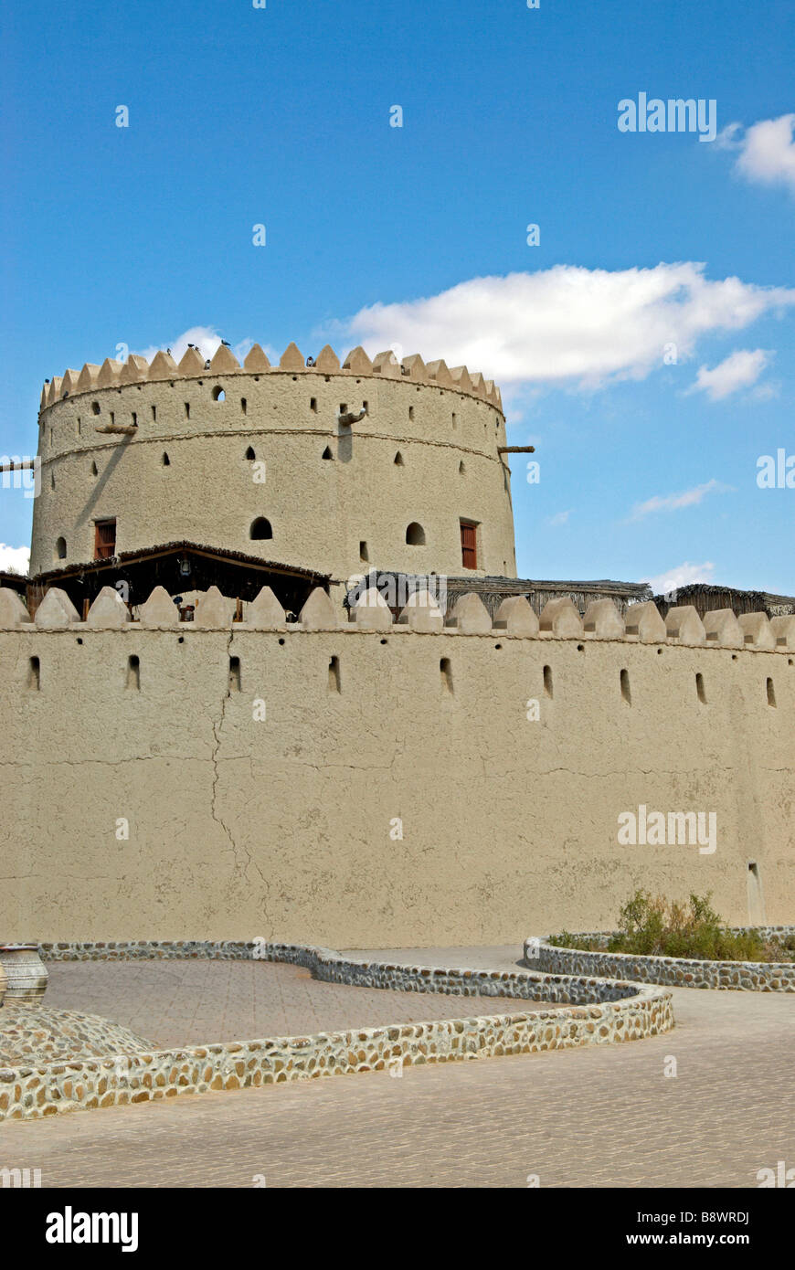 Historischen Fort in Al Ain in den Vereinigten Arabischen Emiraten Stockfoto