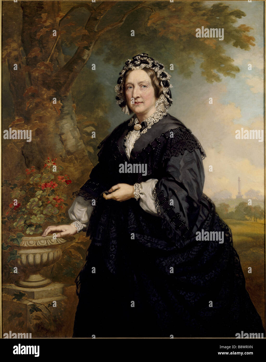 AMELIA ANNE LADY HOOD von J Lucas DC P 57 Bibliothek Dunster Castle Stockfoto