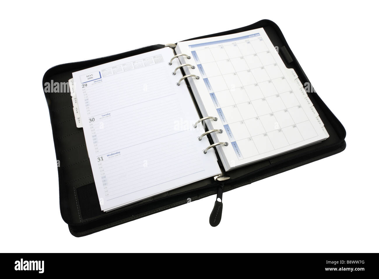 Pocket Organizer Stockfoto