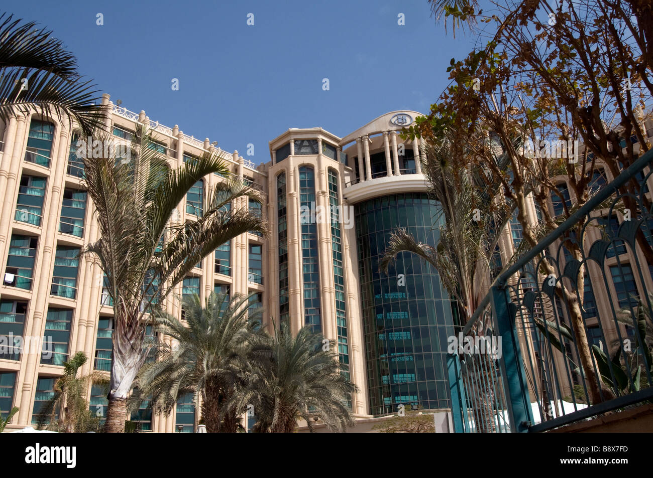 Hilton Eilat, Queen of Sheba Hotel Eilat Promenade, Israel-Nahost Stockfoto