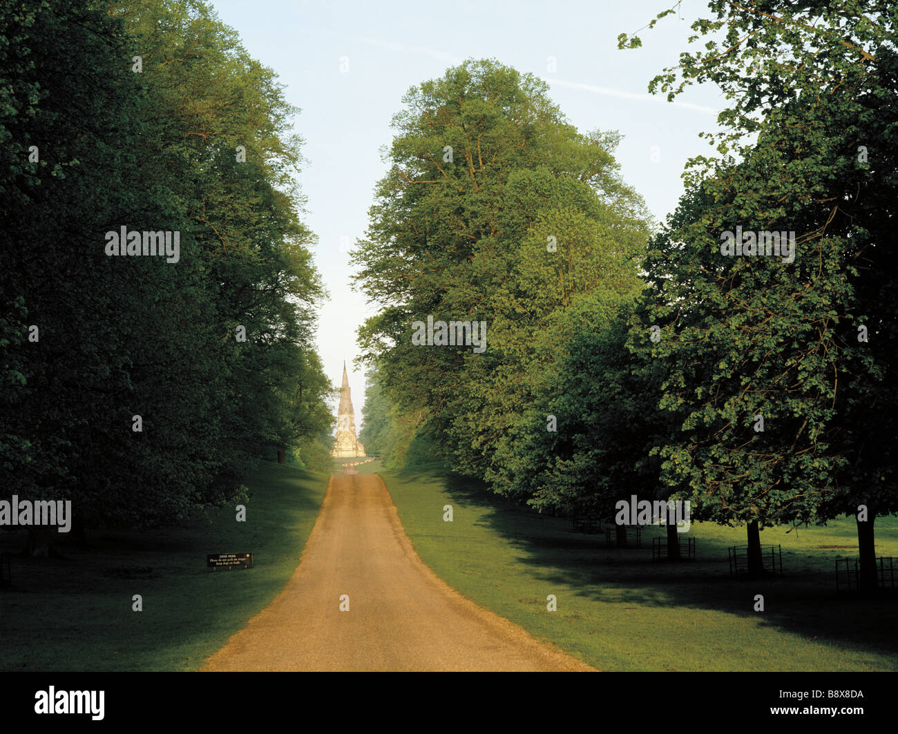 Fountains Abbey/Studley Royal Stockfoto