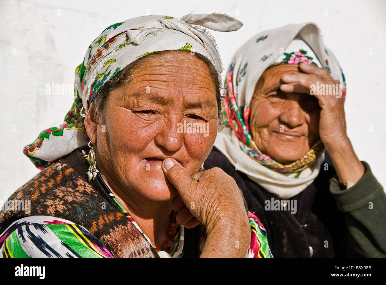 Menschen aus Murgab, Pamir Highway, Tadschikistan, Asien Stockfoto