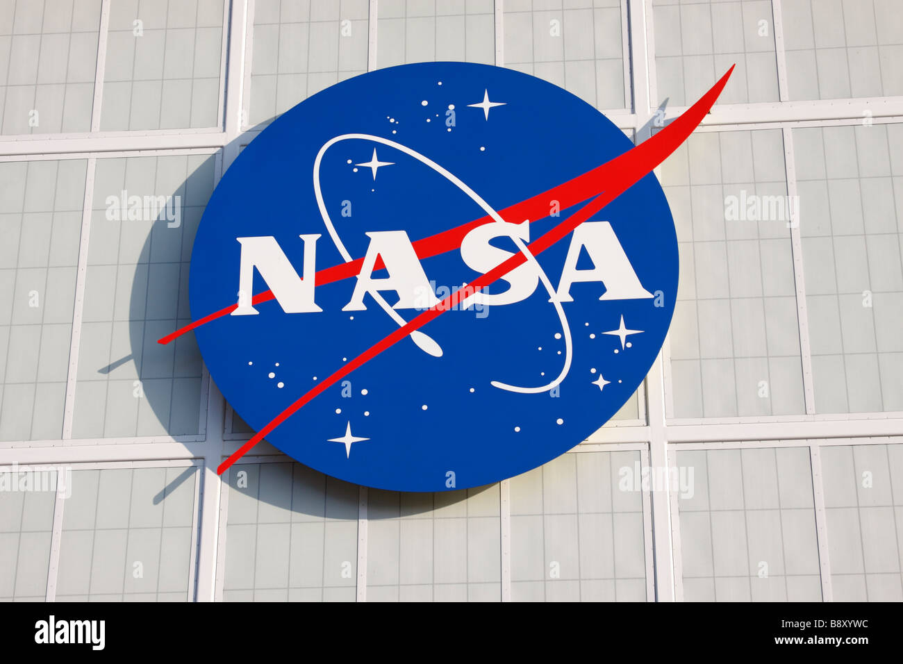 NASA-Logo, Kennedy Space Center in Cape Canaveral, Florida, USA Stockfoto