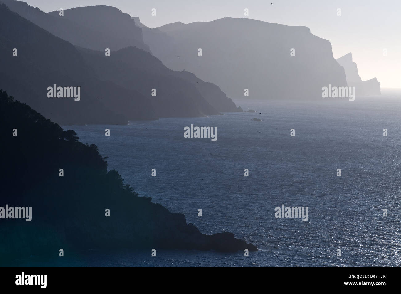 Europa Spanien Balearen Mallorca Nord-Westküste in der Nähe von Sa Punte des Verger Stockfoto