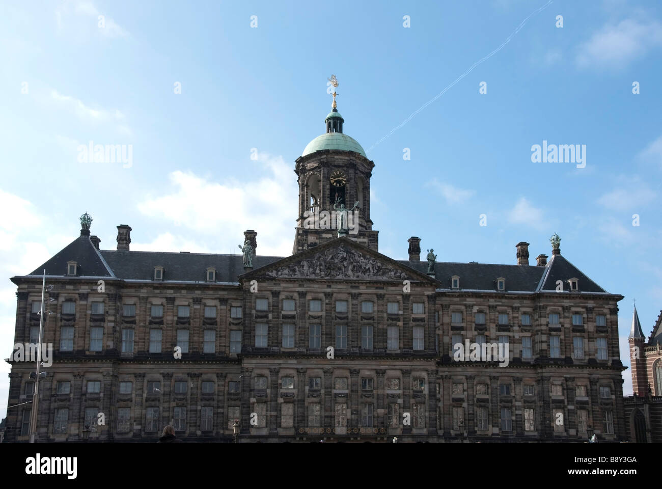 Königlicher Palast Amsterdam Stockfoto