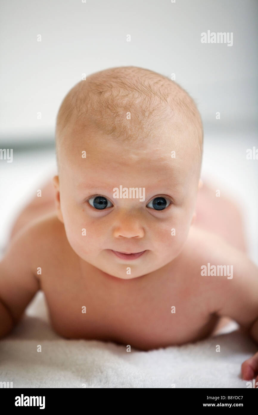 Porträt von einem Baby-Schweden. Stockfoto