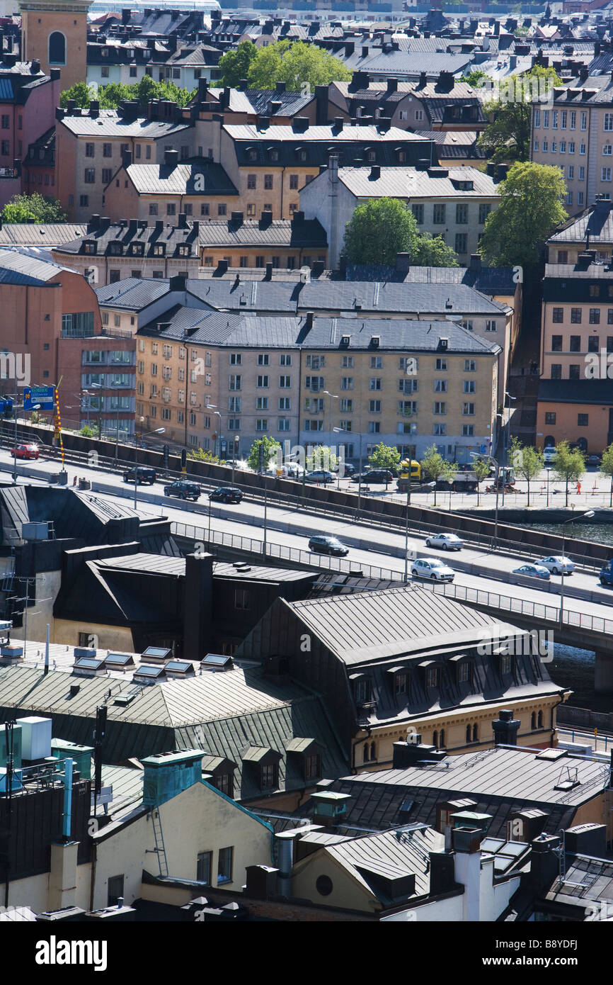 Blick auf Stockholm Schweden. Stockfoto