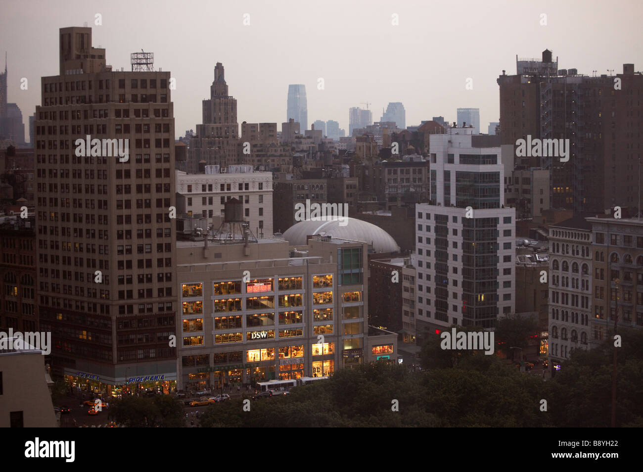 Ansicht von New York City USA. Stockfoto