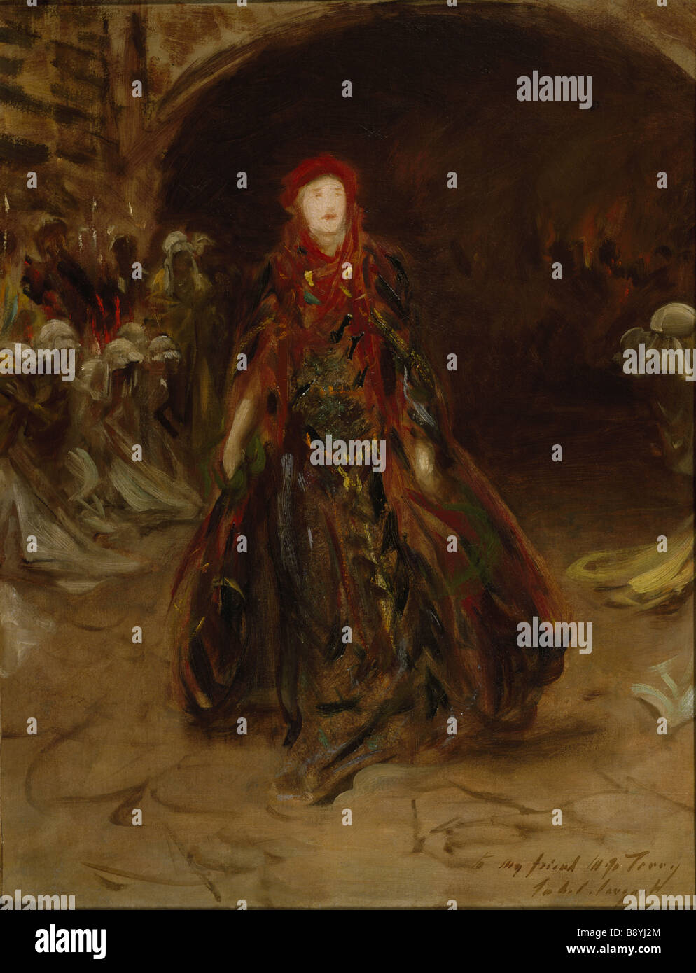 Ellen Terry At Lady Macbeth Von John Singer Sargent Inscribed An Meinen Freund Miss Terry John S Sargent Stockfotografie Alamy Ellen Terry At Lady Macbeth Von John Singer Sargent Inscribed An Meinen Freund Miss Terry John S Sargent Stockfotografie Alamy