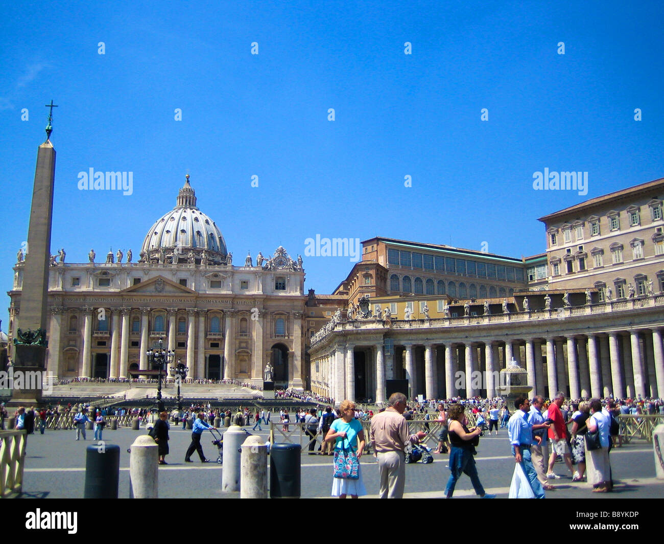 Piazza San Pietro, Rom, Latium, Italien Stockfoto