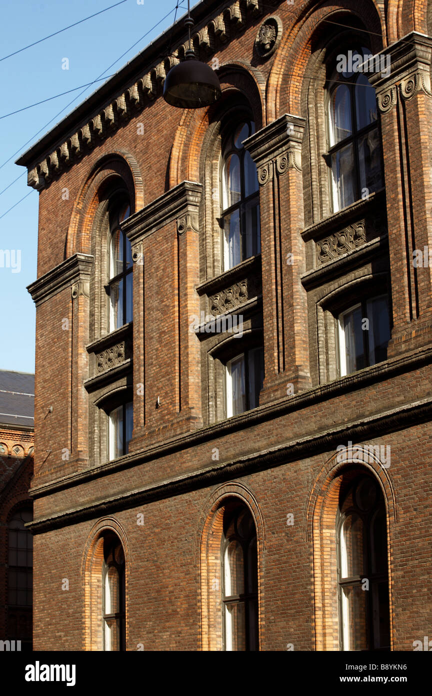 Ein Backsteingebäude, Kopenhagen. Stockfoto