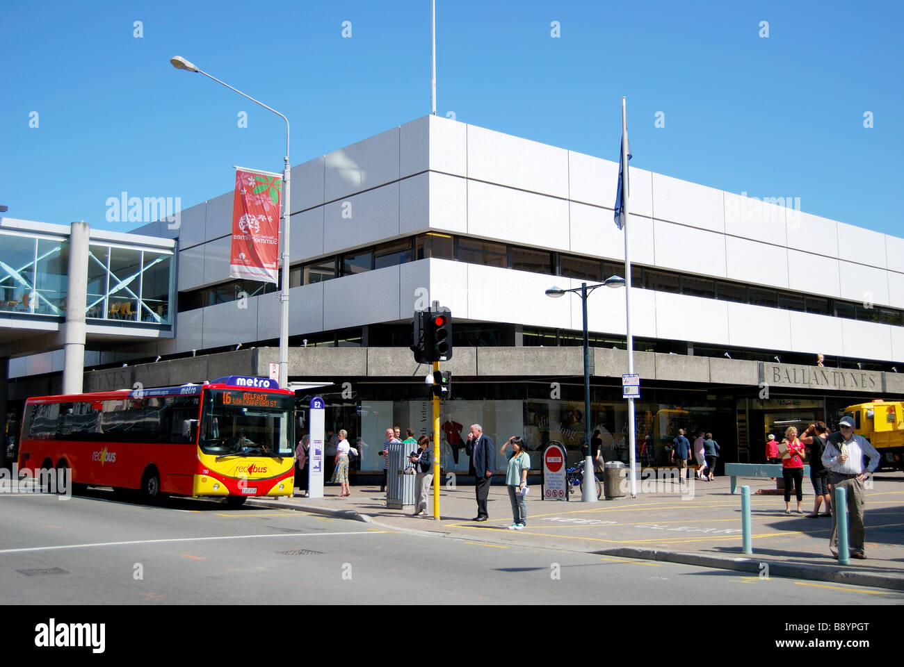 Ballantynes Department Store, Colombo Street, Christchurch, Canterbury, Südinsel, Neuseeland Stockfoto