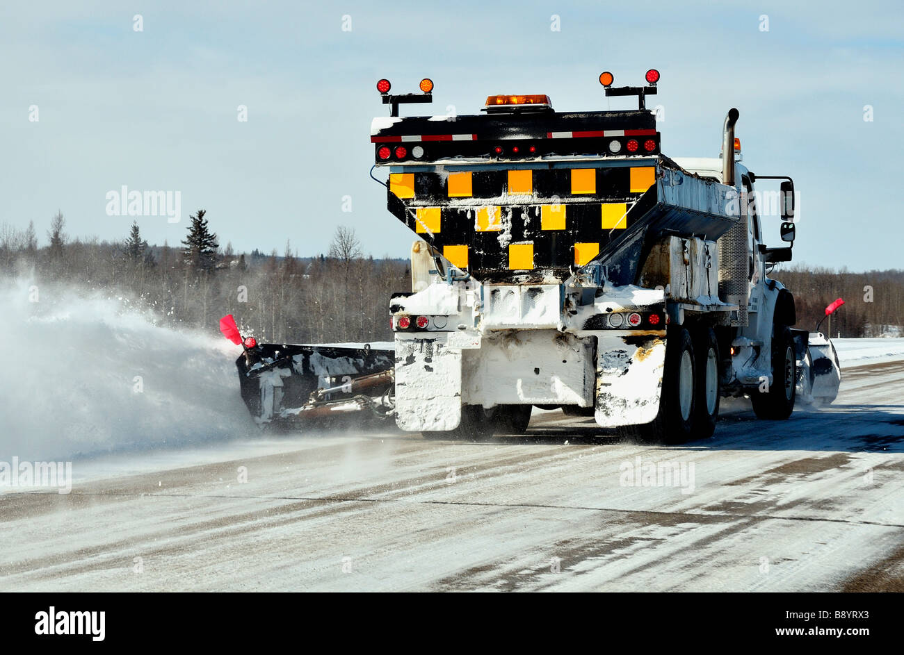 Schneepflug LKW 09125 Stockfoto