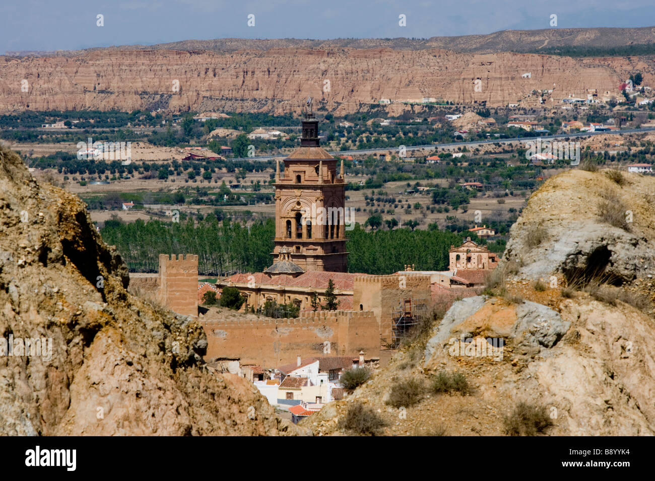 Europa Spanien Andalusien Guadix cathedral Stockfoto