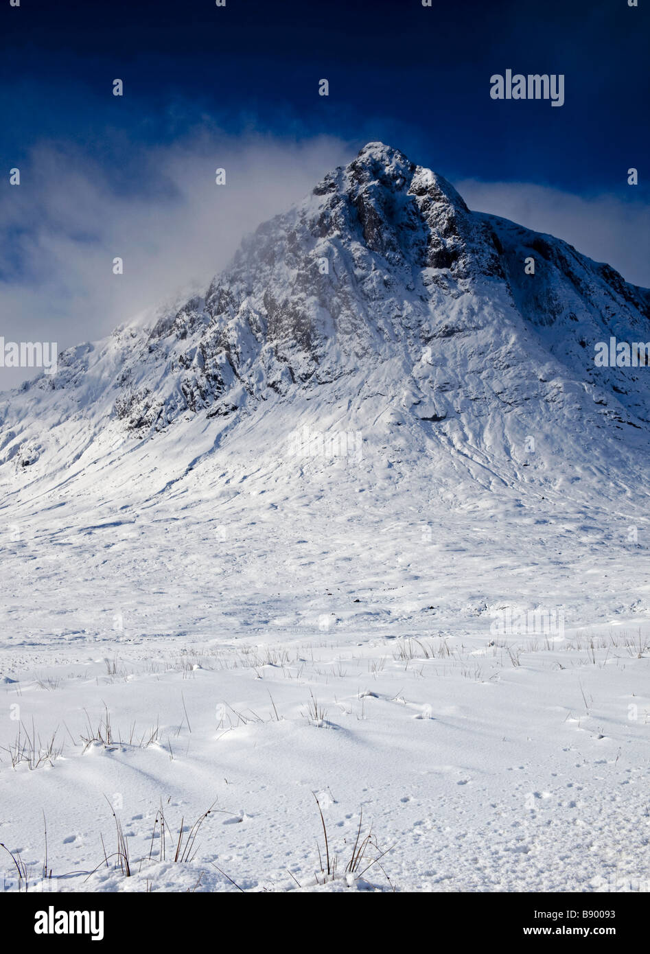 Buachaille Etive Beag übersetzt bedeutet der kleine Hirte Etive Stockfoto