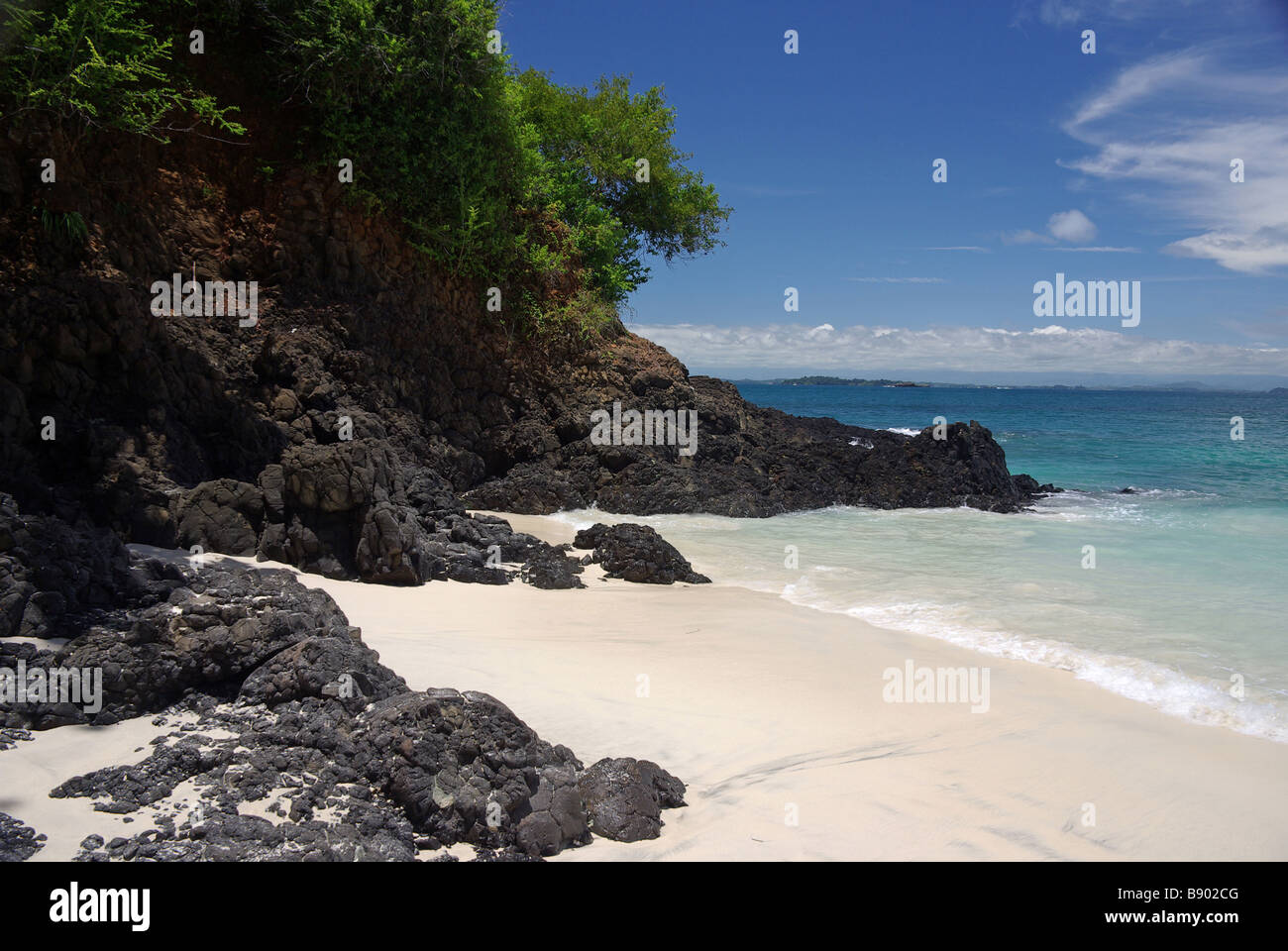 Isla Bolaños, Golfo de Chiriquí, Provinz Chiriquí, Panama Stockfoto