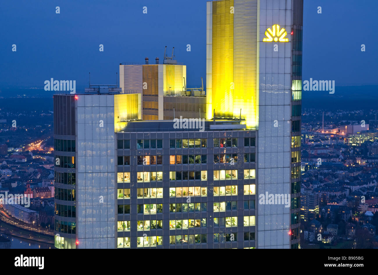 Europa-Deutschland-Frankfurt am Main Innenstadt Bankenviertel Commerzbank Stockfoto