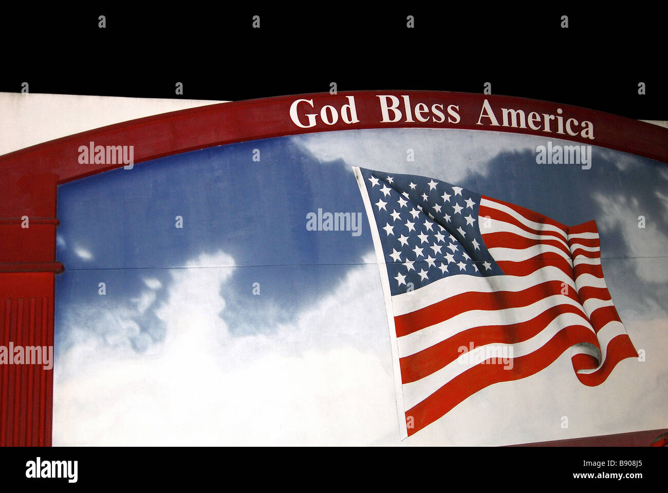 Amerikanische Flagge, Saint Louis, Missouri, Vereinigte Staaten von Amerika, Nordamerika Stockfoto