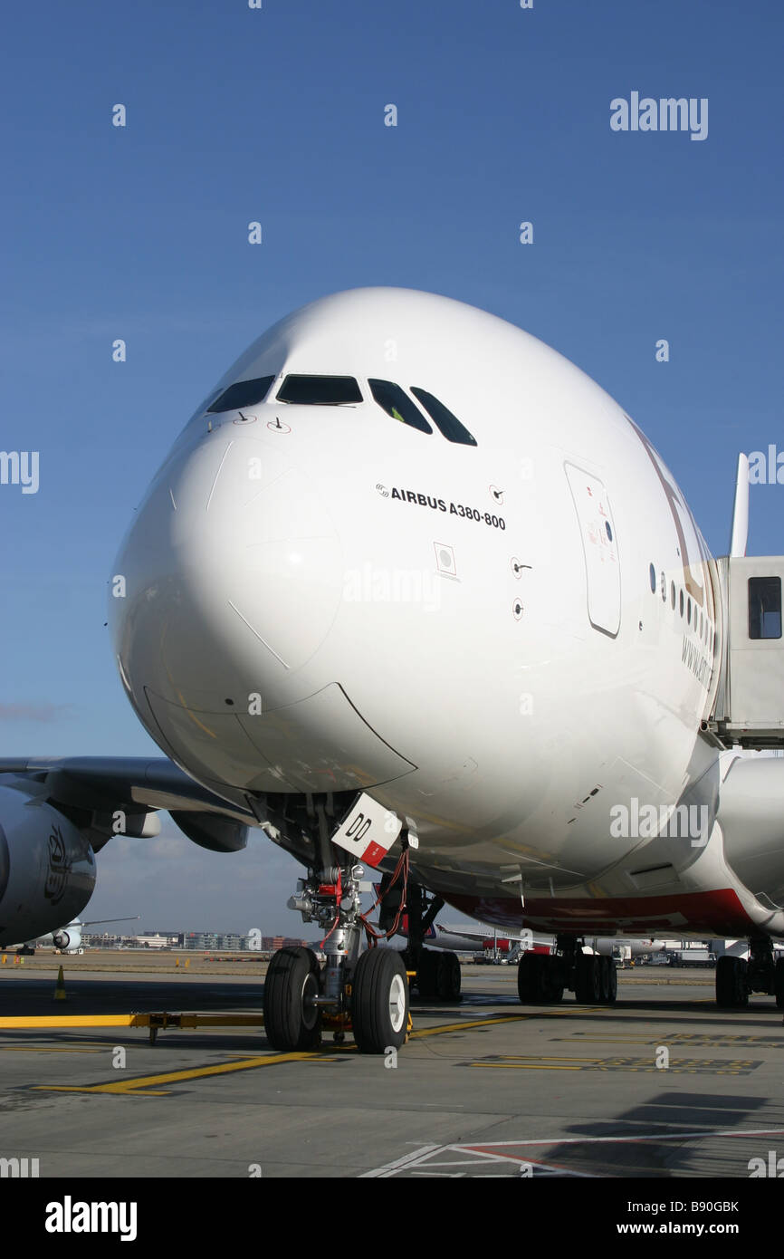 AIRBUS A380 Stockfoto