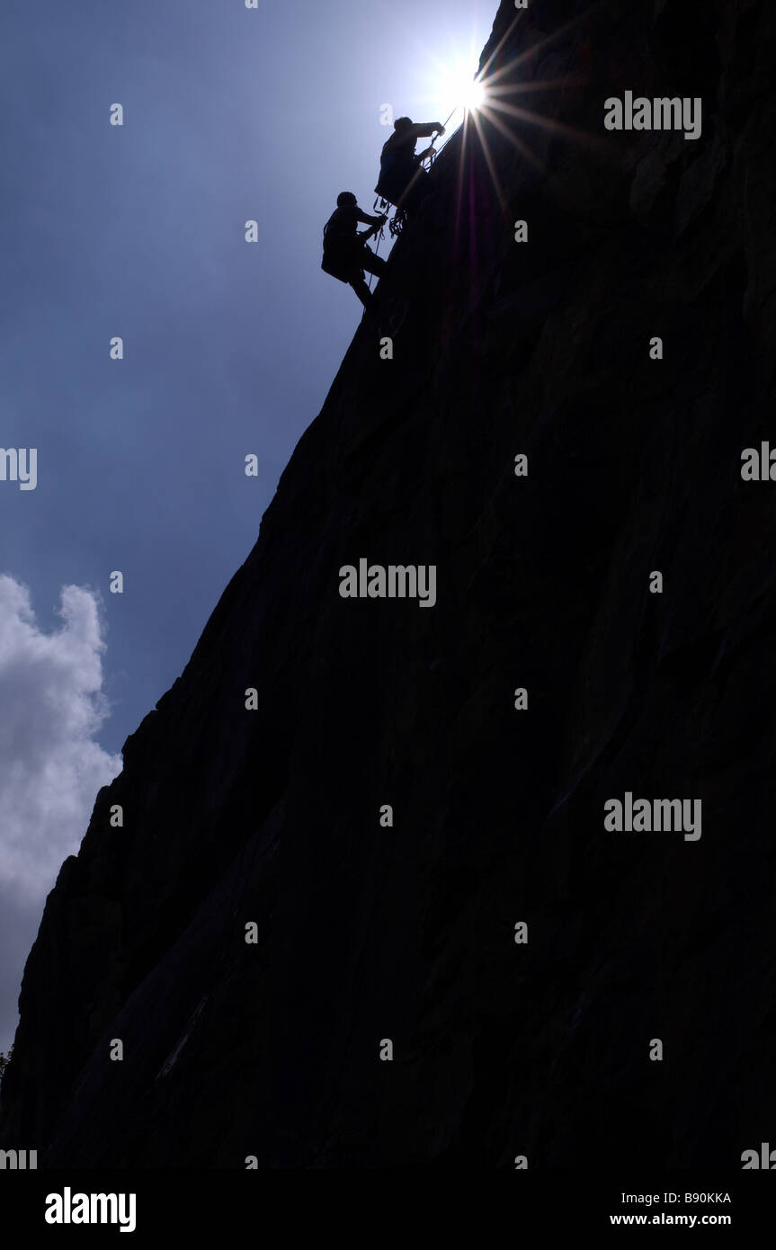 Kletterer Stockfoto