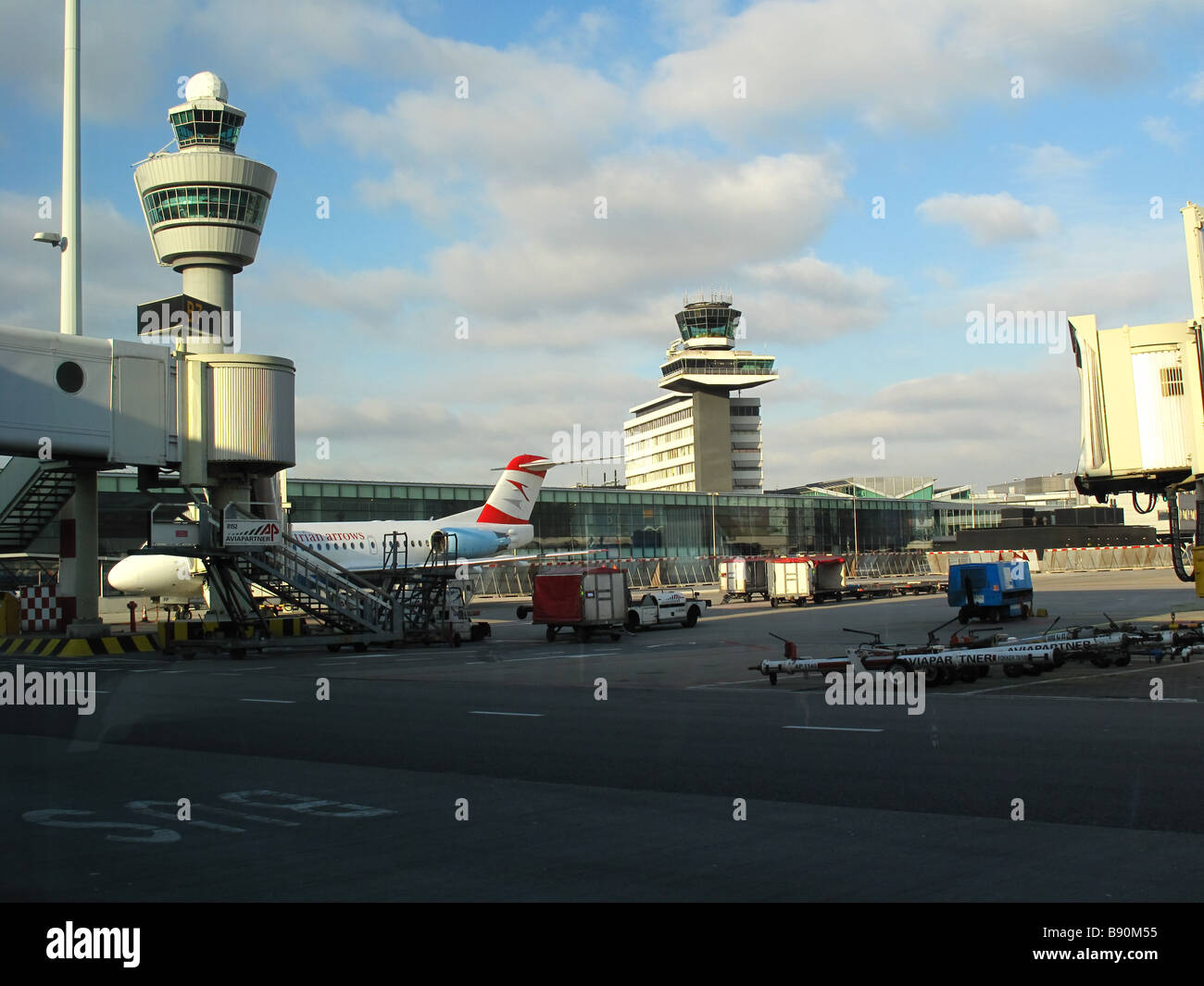 Schiphol Flughafen, Amsterdam, Holland, Niederlande Stockfoto