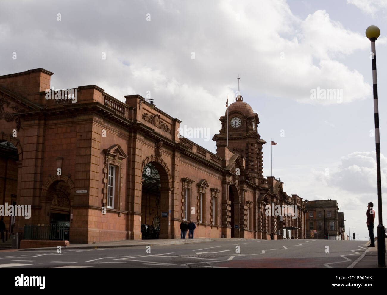 Viktorianischen Bahnhof Nottingham Stockfoto