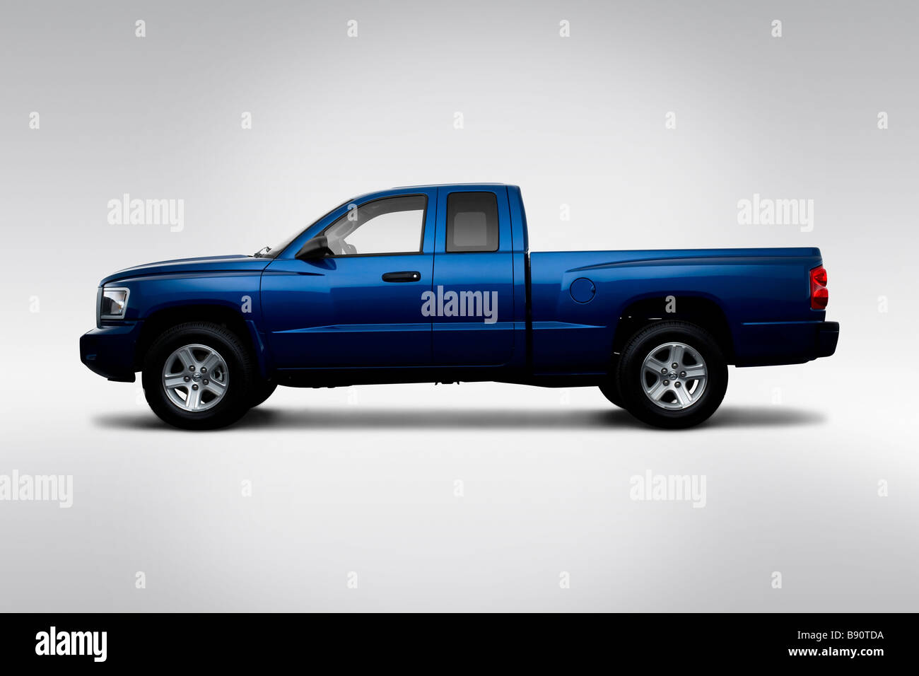 2009 dodge Dakota Big Horn in blau - Treiber Seite Profil Stockfoto