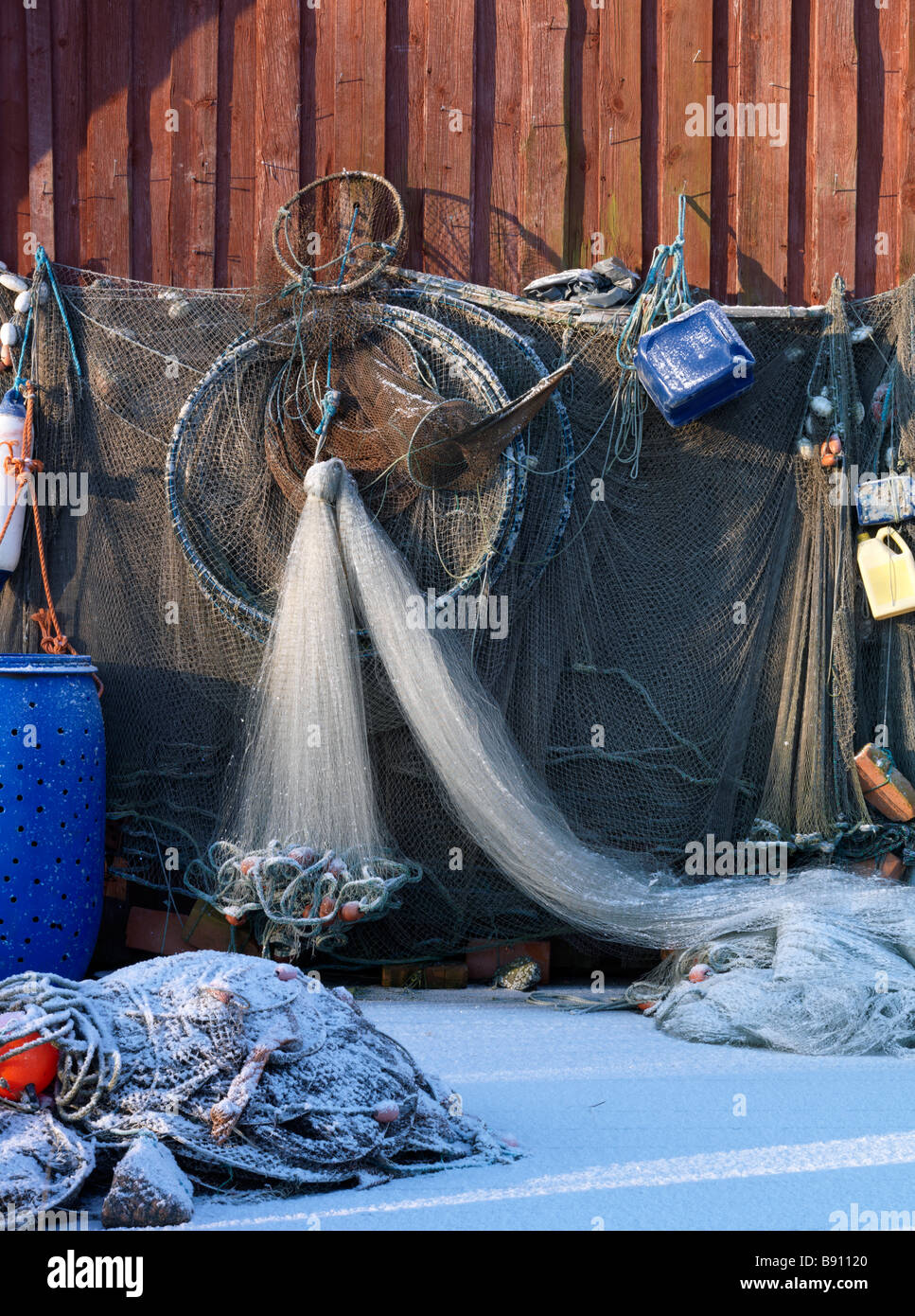 Fishing Tackle Schweden. Stockfoto