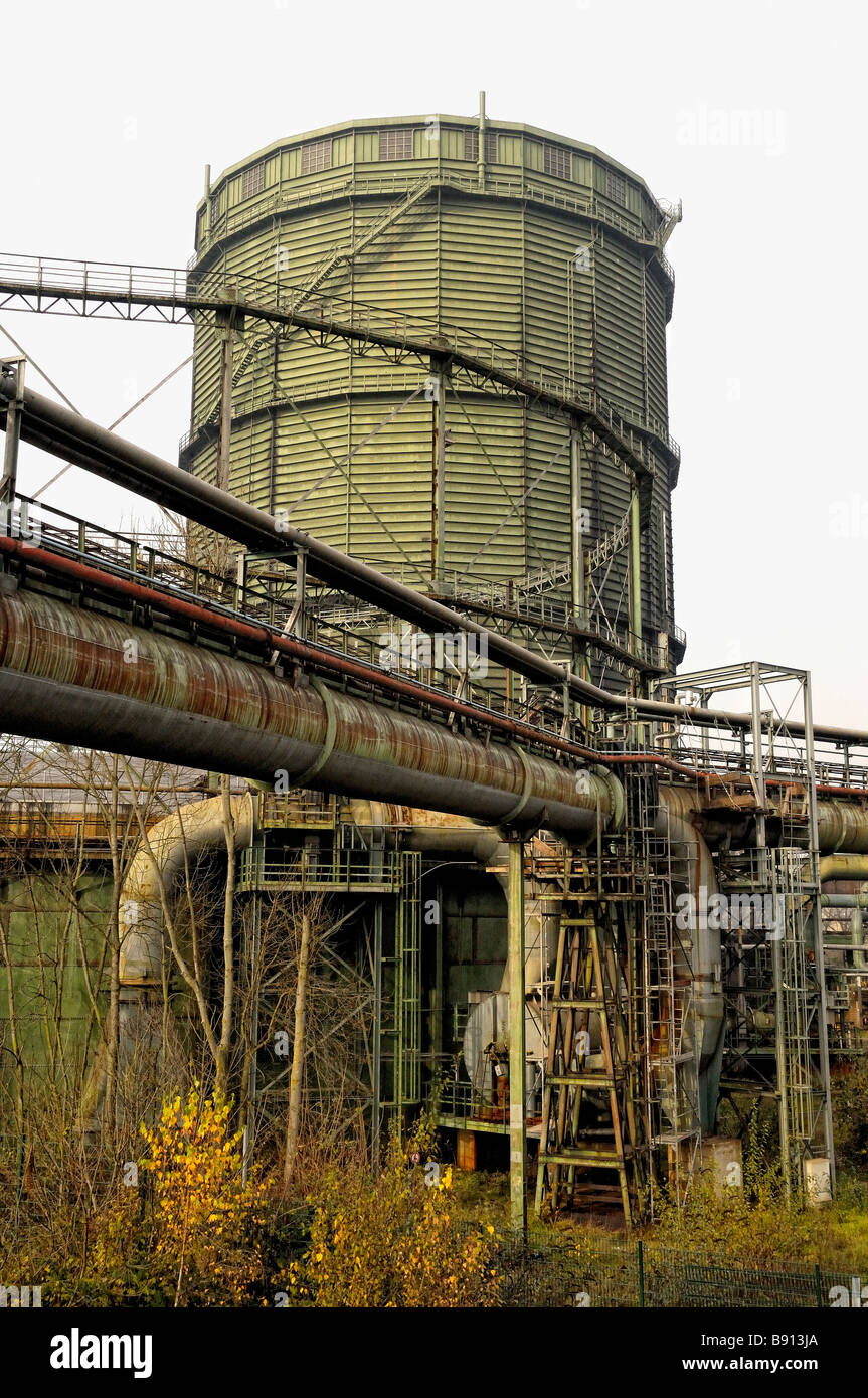 Alte Hütte ist eine alte Stahlfabrik in Völklingen, Saarland, Deutschland Stockfoto