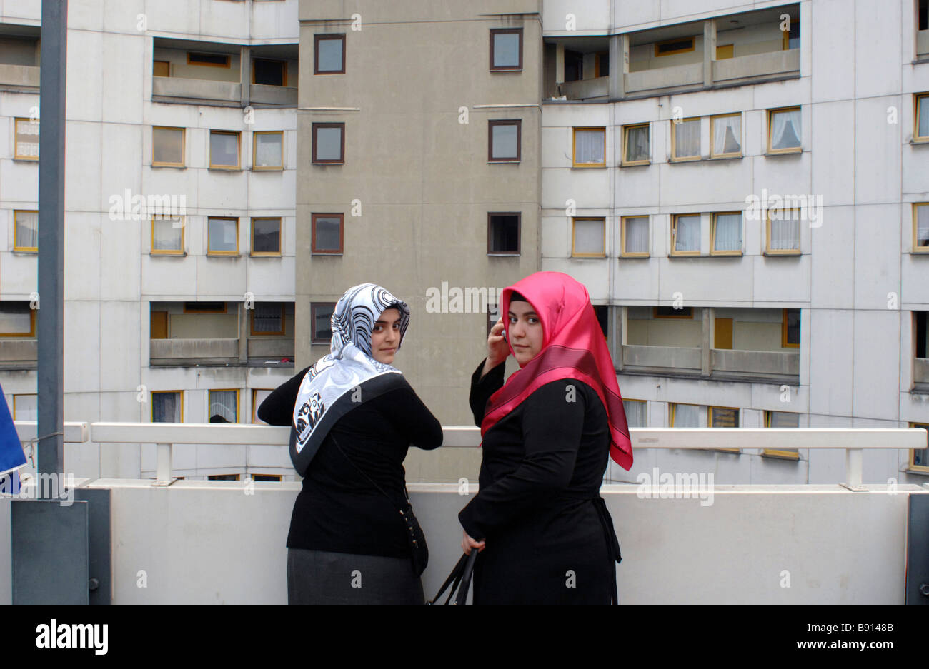 Türkische Frauen, Berlin, Deutschland Stockfoto