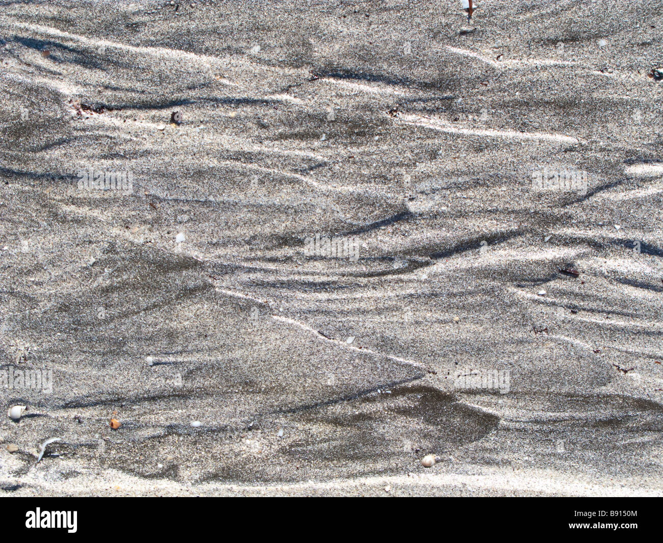 Muster in den Sand auf Mull Stockfoto