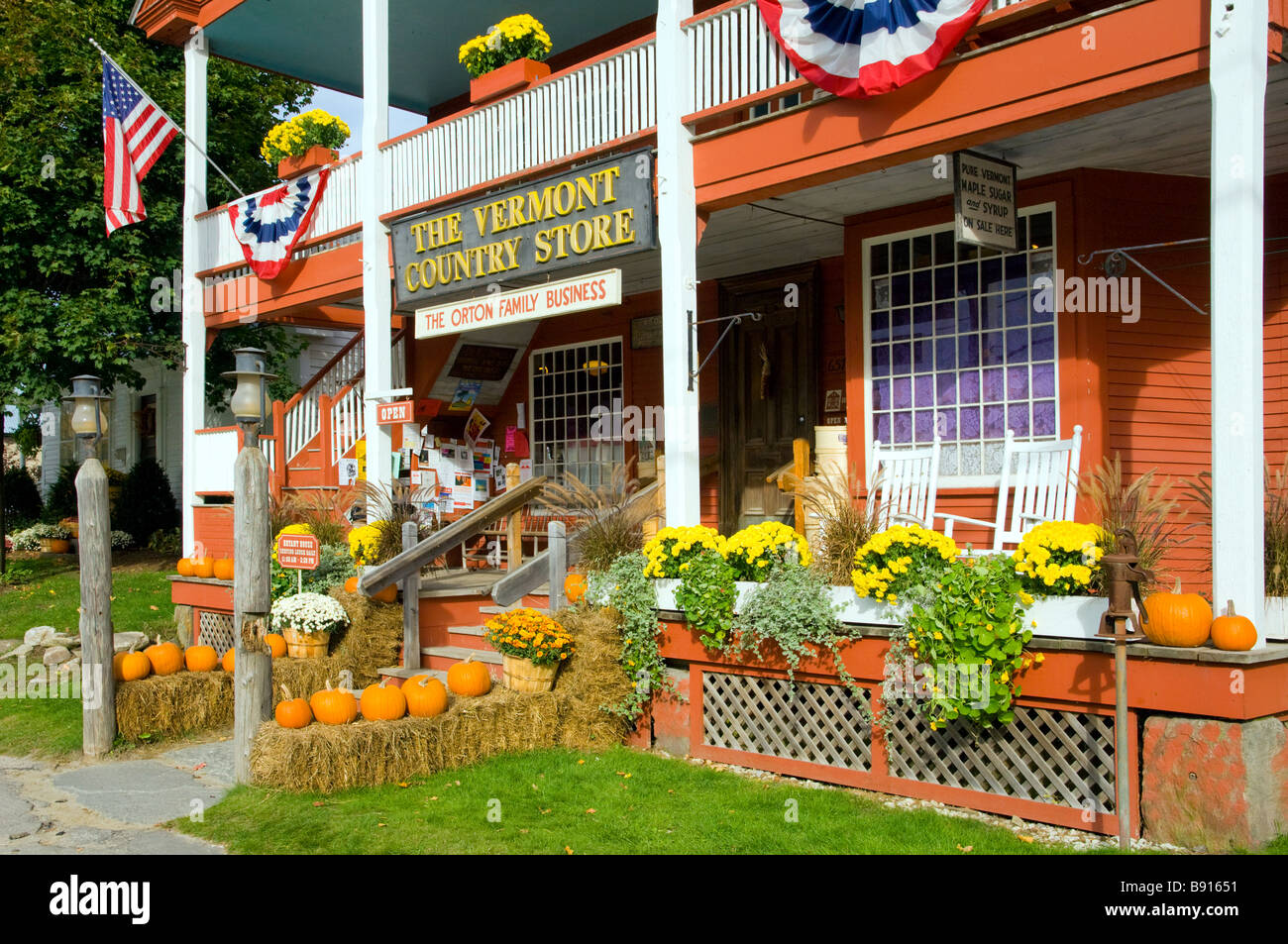 Die Vermont Dorfladen in Weston Vermont USA Stockfoto