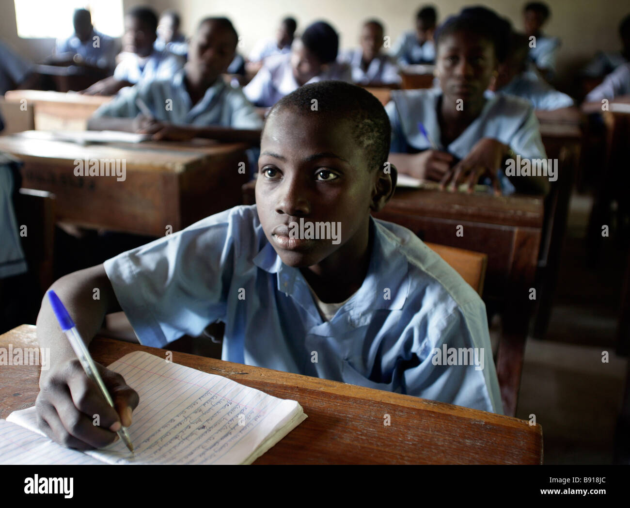 Nigeria: Unterricht an einer weiterführenden Schule in Maiduguri Stockfoto