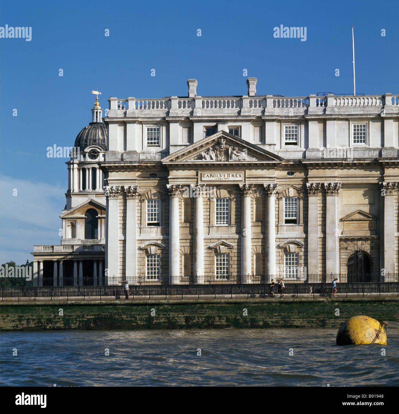 Greenwich König Charles II. Block Stockfoto