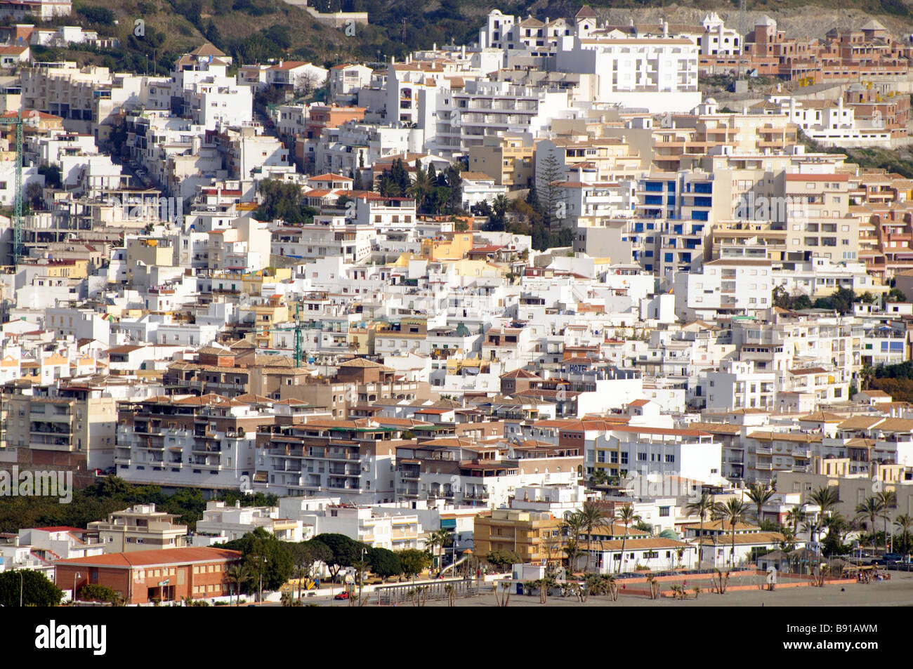 Weiße Stadt von La Herradura an der Costa Tropical südlichen Spanien