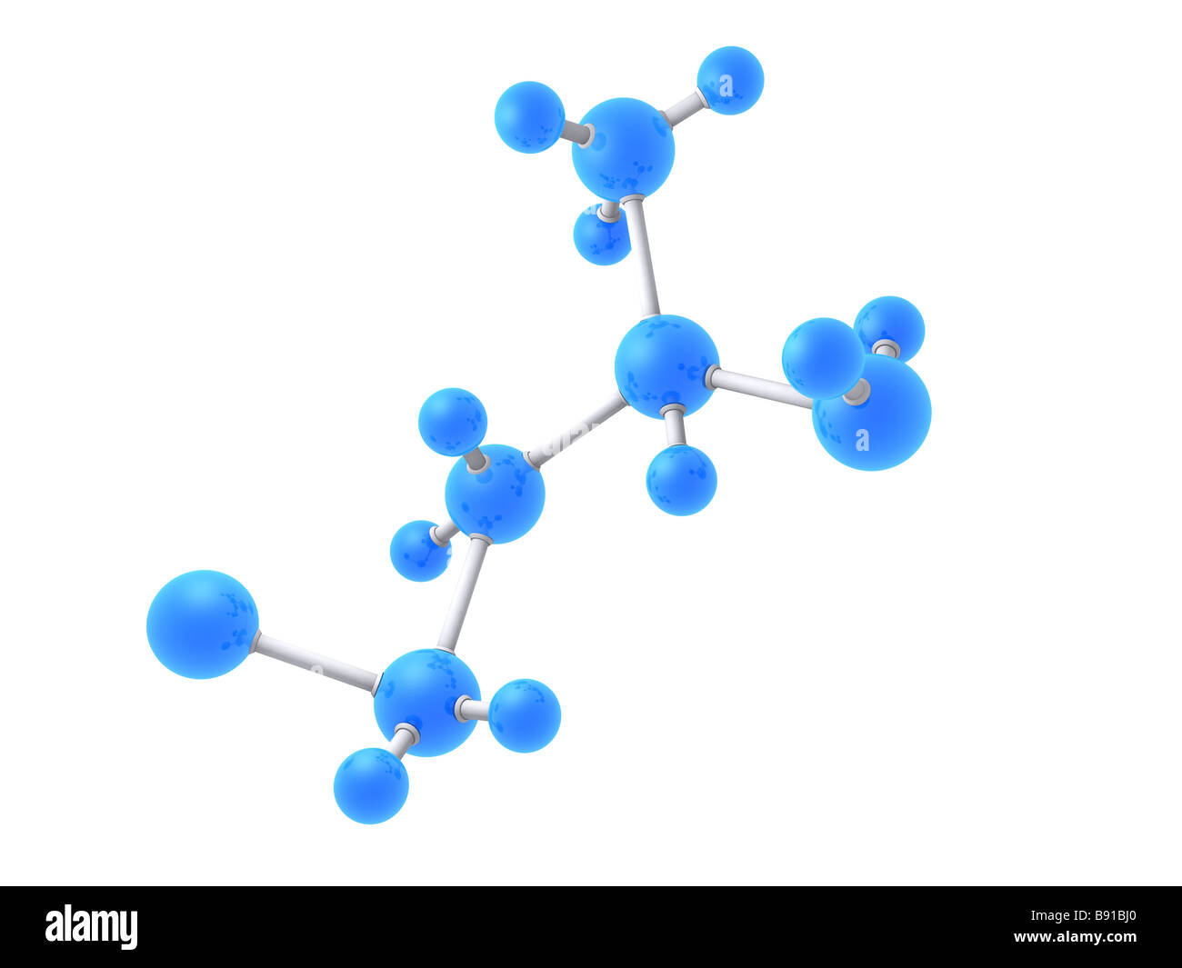 3D Moleküle Stockfoto