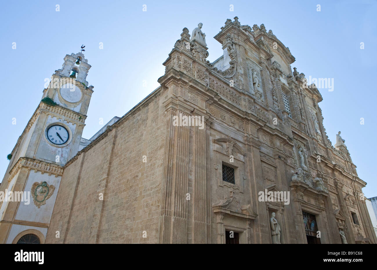 Italy Gallipoli the S Agata cathedral XVII century Stockfoto