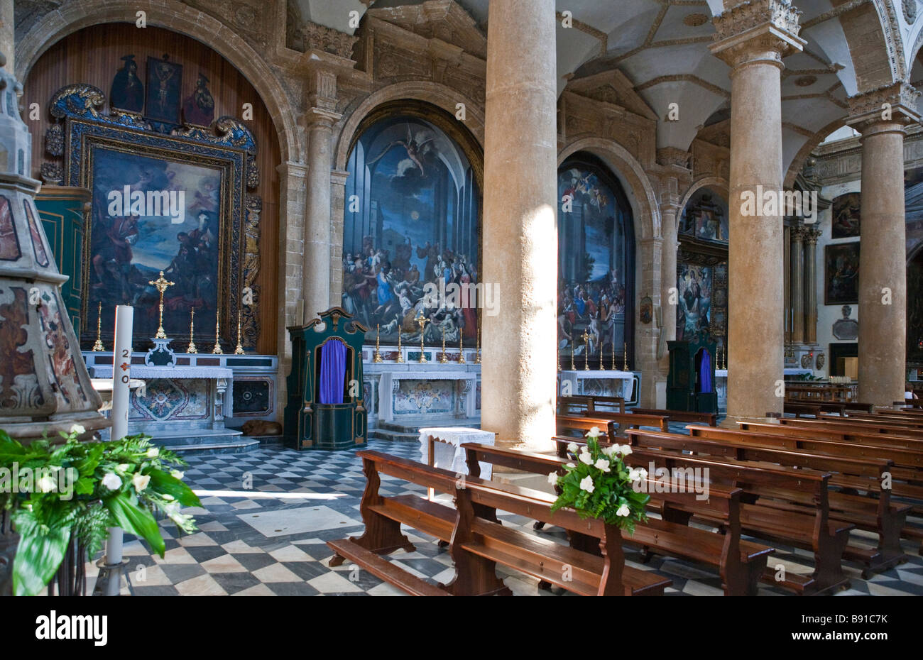 Italy Gallipoli the S Agata cathedral XVII century Stockfoto