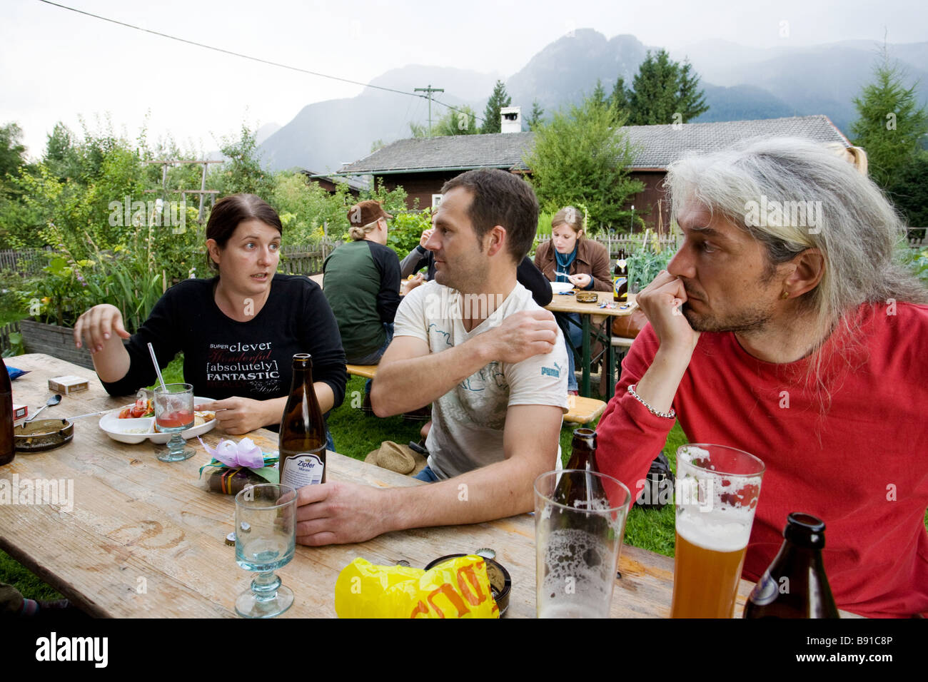 Partei Stockfoto