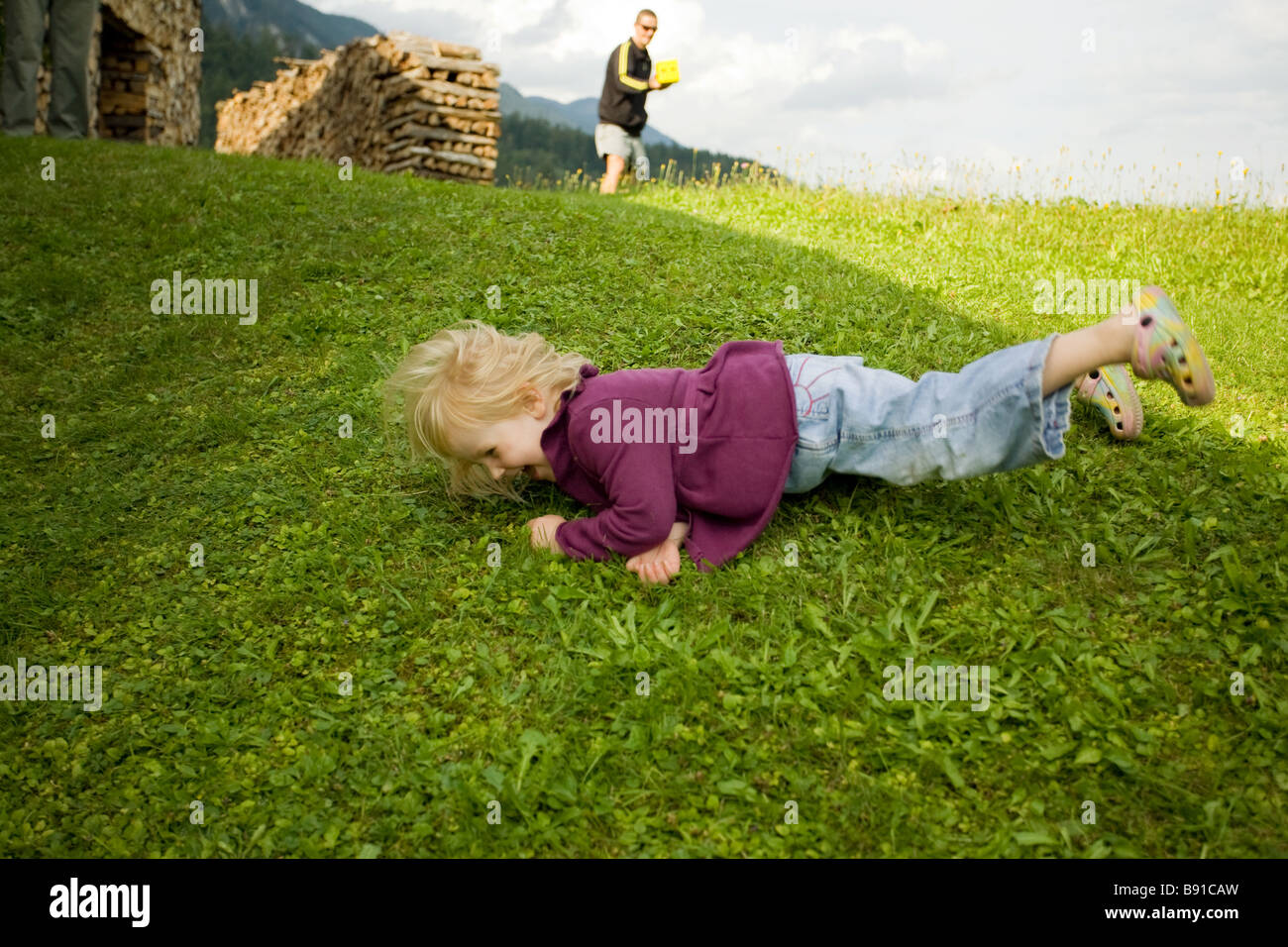 Kind spielen Stockfoto