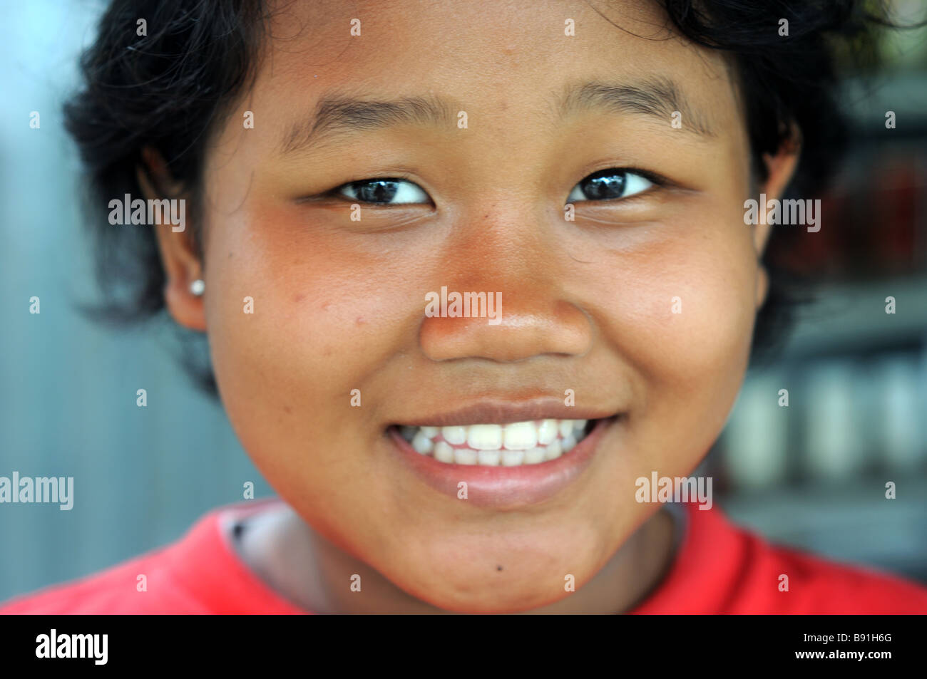 JL Wahid Hasyim Jakarta Indonesien Stockfoto