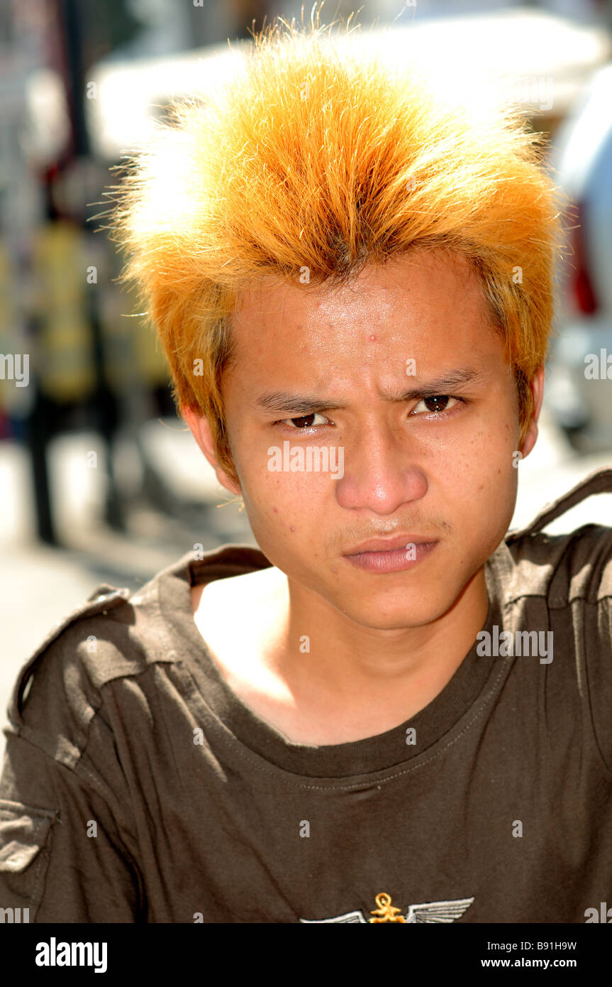 JL Mangga Besar Jakarta Indonesien Stockfoto