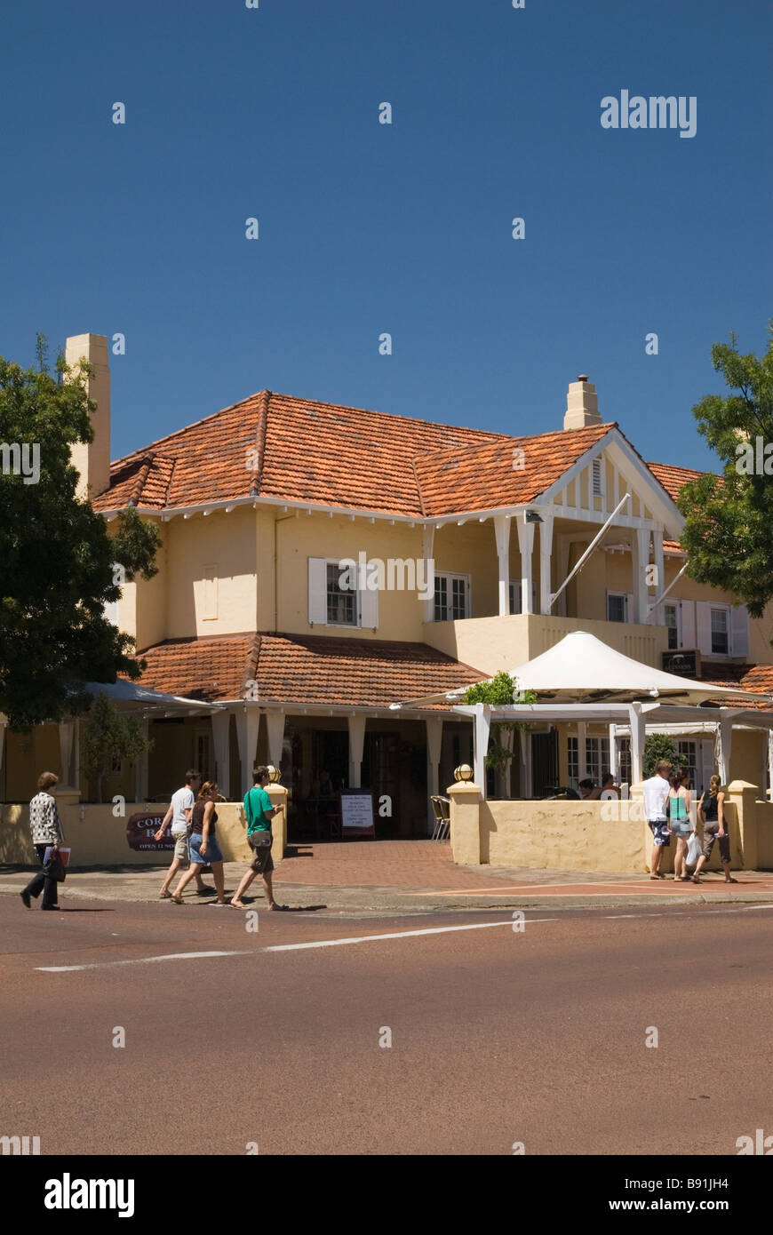 Margaret River Hotel - eine typische West Australian Land Stadt pub Stockfoto
