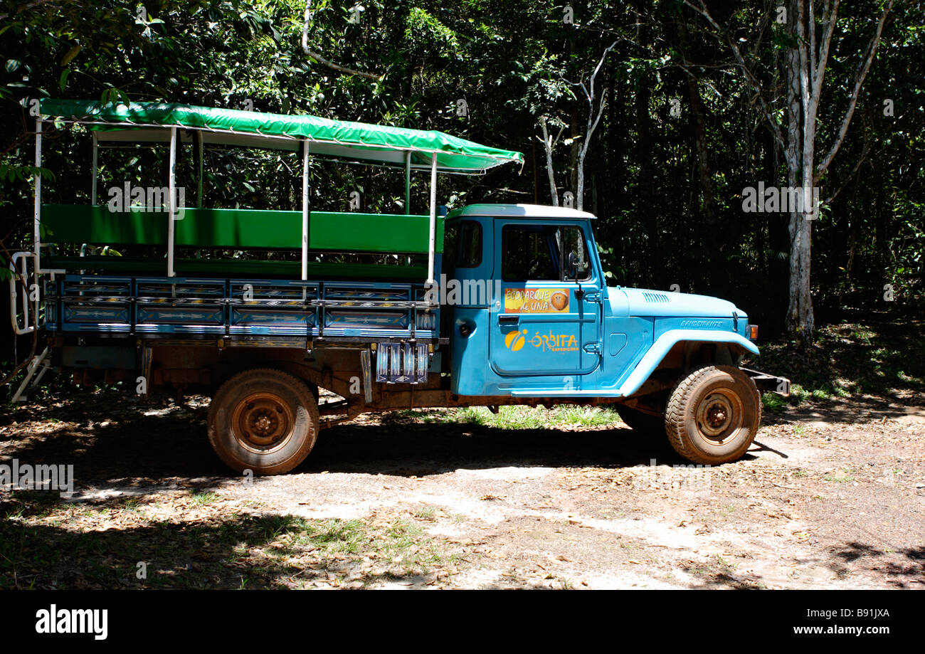 Abholung in Ecoparque de Una Bahia Brasilien Südamerika Stockfoto