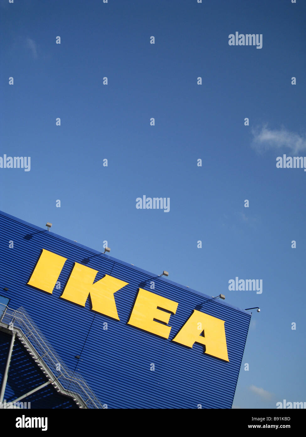 IKEA Möbel Shop emblem Stockfoto